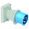 Anbaugerätestecker Quick-Connect TE geneigt 32A 3p 230V 6h, IP44