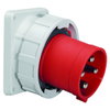 Anbaugerätestecker TE geneigt 125A 4p 400V 6h, IP67