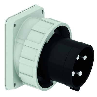 Anbaugerätestecker TE geneigt 125A 4p 500V 7h, IP67