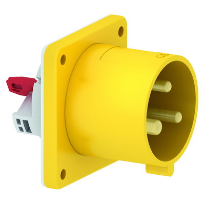 Flanschgerätestecker Quick-Connect gerade 32A 3p 110V 4h, IP44