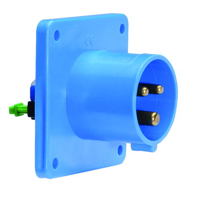 Flanschgerätestecker Quick-Connect gerade 32A 3p 230V 6h, IP44