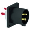 Flanschgerätestecker Quick-Connect gerade 32A 4p 500V 7h, IP44