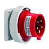 Phasenwender TE als Anbaugerätestecker, gerade 16A 5p 400V 6h, IP67