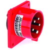 Phasenwender TE als Flanschgerätestecker 32A 5p 400V 6h, IP44