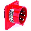 Phasenwender TE als Flanschgerätestecker 32A 5p 400V 6h, IP44