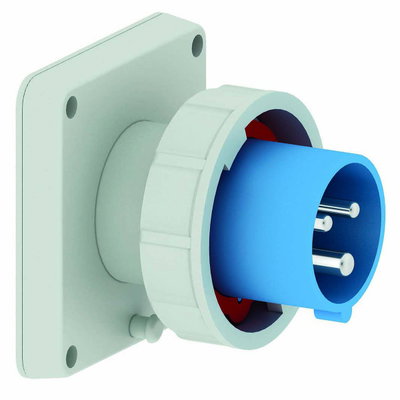 Anbaugerätestecker gerade 16A 3p 230V 6h, IP67
