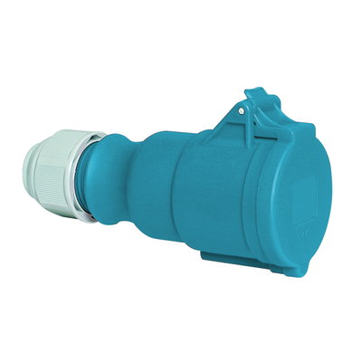 Kupplung TLS mit MULTI-GRIP Verschraubung 32A 3p 230V 6h, IP44