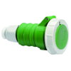 Kupplung QUICK-CONNECT TE 32A 5p >50V grün >300-500Hz 2h, IP67
