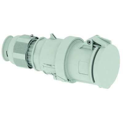 Kupplung TE 63A 5p >50V grau 1h, IP44