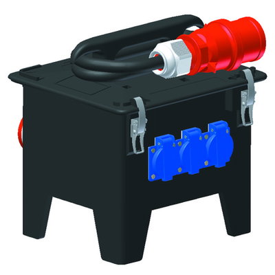 Verteiler, Vollgummi, tragbar
