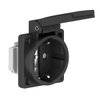Schutzkontakt-Anbausteckdose gerade, QUICK-CONNECT schraubloser Steckkontakt 16A 3p 250V IP54