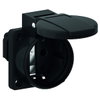 Schutzkontakt-Anbausteckdose gerade, QUICK-CONNECT schraubloser Steckkontakt 16A 3p 250V IP54
