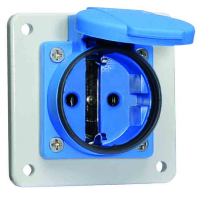 Schutzkontakt-Anbausteckdose 16A 3p 250V IP54