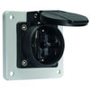 Schutzkontakt-Anbausteckdose 16A 3p 250V IP54