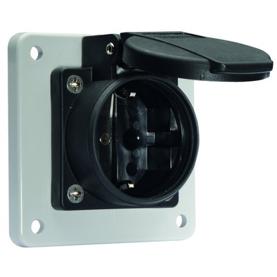 Schutzkontakt-Anbausteckdose 16A 3p 250V IP54