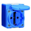 Schutzkontakt-Wandsteckdose gerade 16A 3p 250V IP44