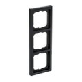 Abdeckrahmen 3-fach schwarz matt - future® linear - matt