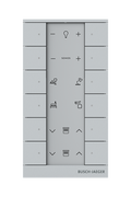 Busch-Tenton®, 12-fach Bedienelement, alusilber, für Busch-free@home®