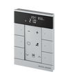 Busch-Tenton®, RTR IAQ, 6-fach, alusilber, mit Display, für Busch-free@home®   