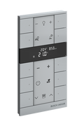 Busch-Tenton®, RTR IAQ, 10-fach, alusilber, mit Display, für Busch-free@home®