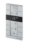 Busch-Tenton®, RTR IAQ, 10-fach, alusilber, mit Display, für Busch-free@home®  