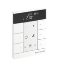 Busch-Tenton®, RTR IAQ, 6-fach, weiß, mit Display, für Busch-free@home®