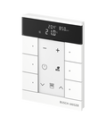 Busch-Tenton®, RTR IAQ, 6-fach, weiß, mit Display, für Busch-free@home®