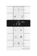 Busch-Tenton®, RTR IAQ, 10-fach, weiß, mit Display, für Busch-free@home®