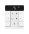 Busch-Tenton®, RTR IAQ, 6-fach, weiß matt, mit Display, für Busch-free@home®   