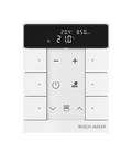 Busch-Tenton®, RTR IAQ, 6-fach, weiß matt, mit Display, für Busch-free@home®