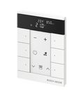Busch-Tenton®, RTR IAQ, 6-fach, weiß matt, mit Display, für Busch-free@home®