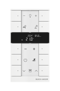 Busch-Tenton®, RTR IAQ, 10-fach, weiß matt, mit Display, für Busch-free@home®