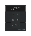 Busch-Tenton®, RTR IAQ, 6-fach, schwarz matt, mit Display, für Busch-free@home®