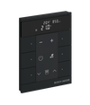 Busch-Tenton®, RTR IAQ, 6-fach, schwarz matt, mit Display, für Busch-free@home®