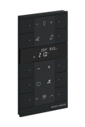 Busch-Tenton®, RTR IAQ, 10-fach, schwarz matt, mit Display, für Busch-free@home®