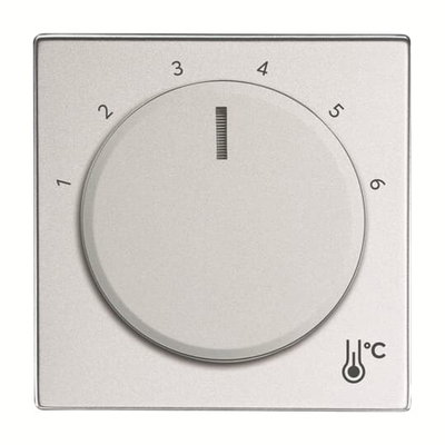 Zentralscheibe mit Aufdruck Skala 1 … 6 für Temperaturregler Drehknopf schwarz