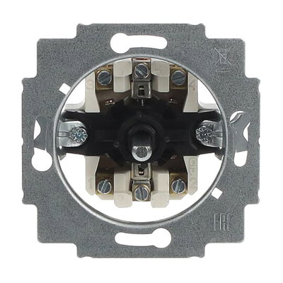 Jalousieschalter-Einsatz mechanisch 2-poliger Taster 10 A