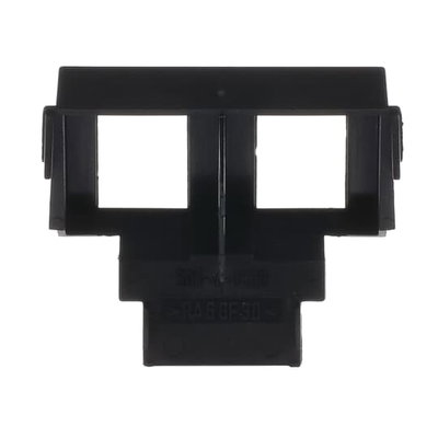 Sockel 2 x 8-polige Modular Jack Kat.5E und Kat. 6 geschirmt/ungeschirmt   