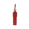 Steck-Glimmlampe für Taster Glimmlampe/orange, 0.4 mA, 230 V rot   
