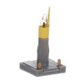 Steck-Glimmlampe für Schalter/Taster Glimmlampe/orange, 1 mA, 230 V gelb