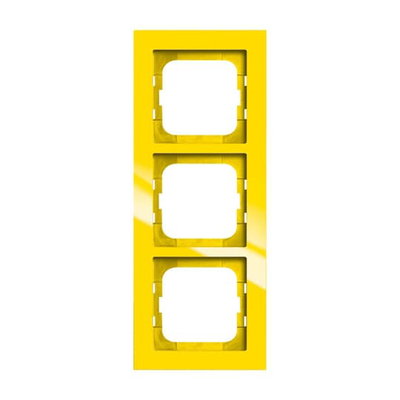 Abdeckrahmen 3-fach gelb - Busch-axcent®   