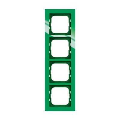 Abdeckrahmen 4-fach grün - Busch-axcent®   