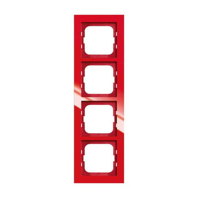 Abdeckrahmen 4-fach rot - Busch-axcent®   
