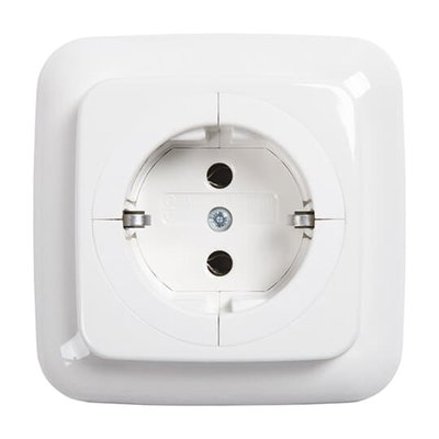Busch-Objektsteckdose® SCHUKO® Steckdose alpinweiß - Reflex SI   Reflex SI