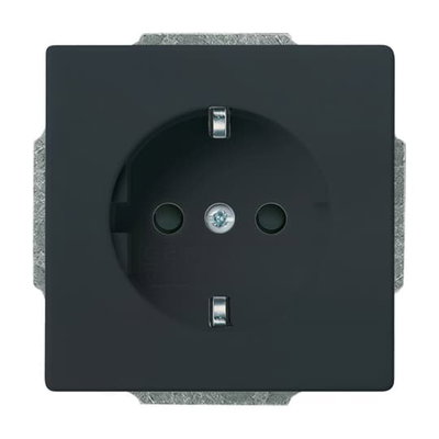 Busch-steplight® SCHUKO® Steckdosen-Einsatz Safety+ mit LED