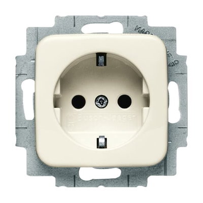 SCHUKO® Steckdosen-Einsatz Safety+ weiß - Busch-Duro 2000® SI