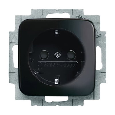 SCHUKO® Steckdosen-Einsatz Safety+ schwarz - Reflex SI