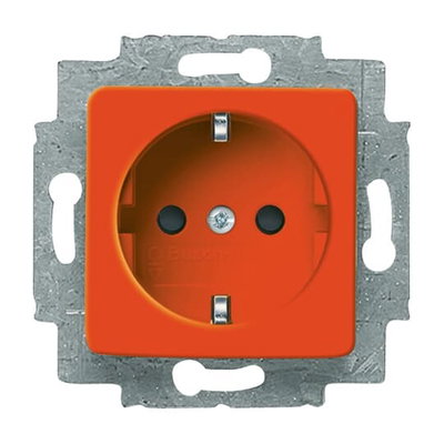 SCHUKO® Steckdosen-Einsatz 50x50 mm orange - Reflex SI   
