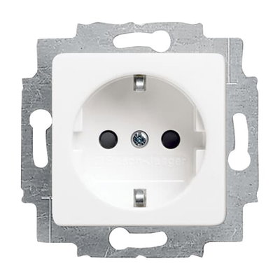 SCHUKO® Steckdosen-Einsatz 50x50 mm alpinweiß - Reflex SI   