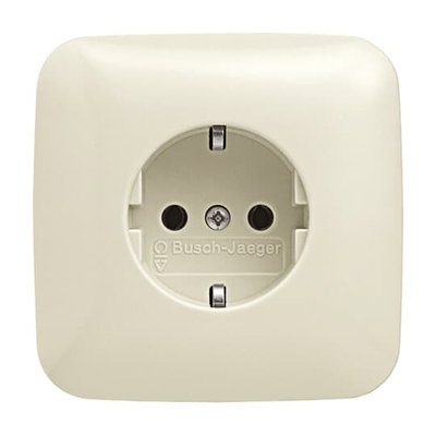 SCHUKO® Steckdose weiß - Busch-Duro 2000® SI   